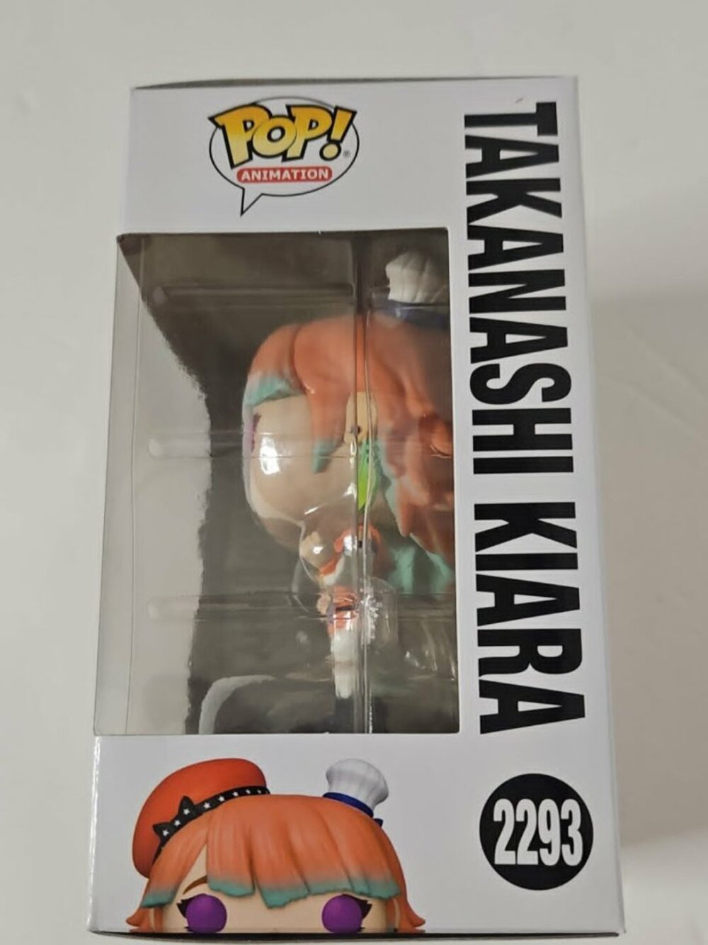 Funko Pop Takanashi Kiara #2293 Hololive Animation New In Box - Picture 4 of 7